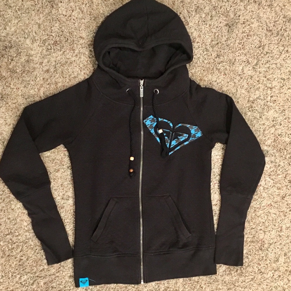 ROXY WOMENS SLIM FIT ZIP HOODIE NWOT